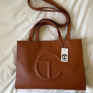 Telfar Medium Tan Shopping Bag